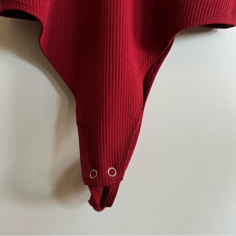 Free People Lace Red Bodysuit - Picture 5 of 8